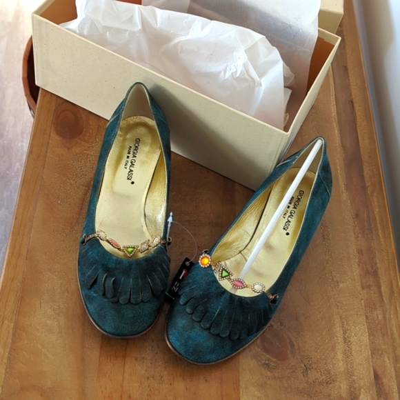 FINAL SALE 🆕🌿GIORGIO GALASSI SUEDE PUMPS🌿 - Picture 5 of 12